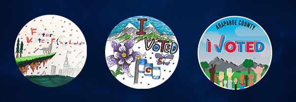 Winning designs in the 2023 Student Sticker Contest