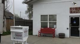 Image of Deer Trail Town Hall and Ballot Box